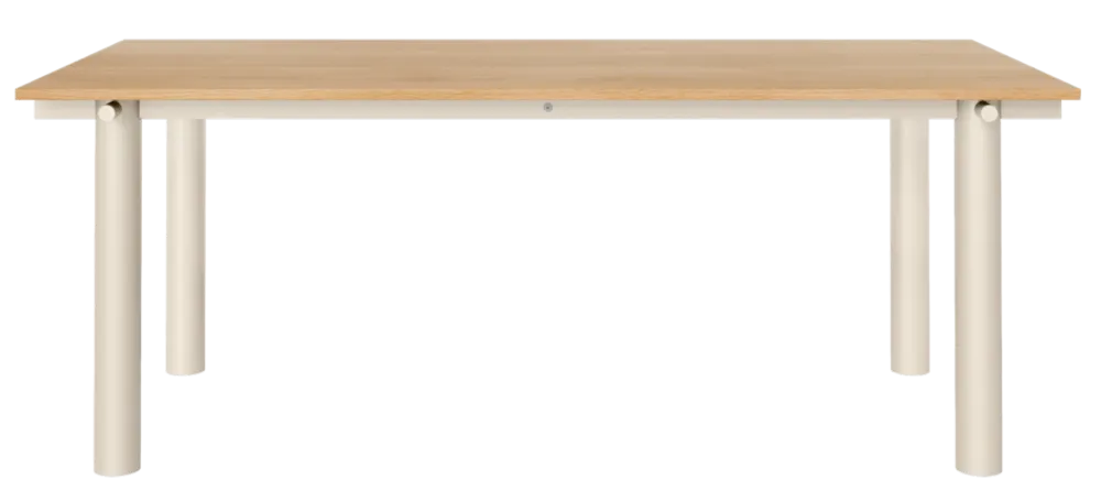 Fabrieksprijs Ferm Living Atura eettafel-Light Cashmere/Natural Oak Veneer-200x90 cm