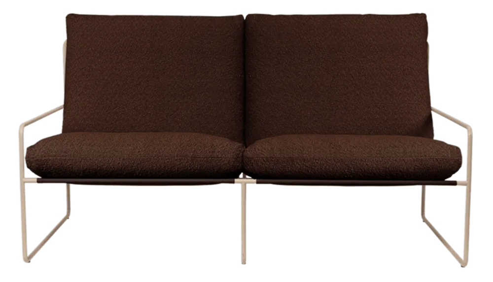Nu Kopen Ferm Living Desert 2-seater Chestnut bank-Cashmere
