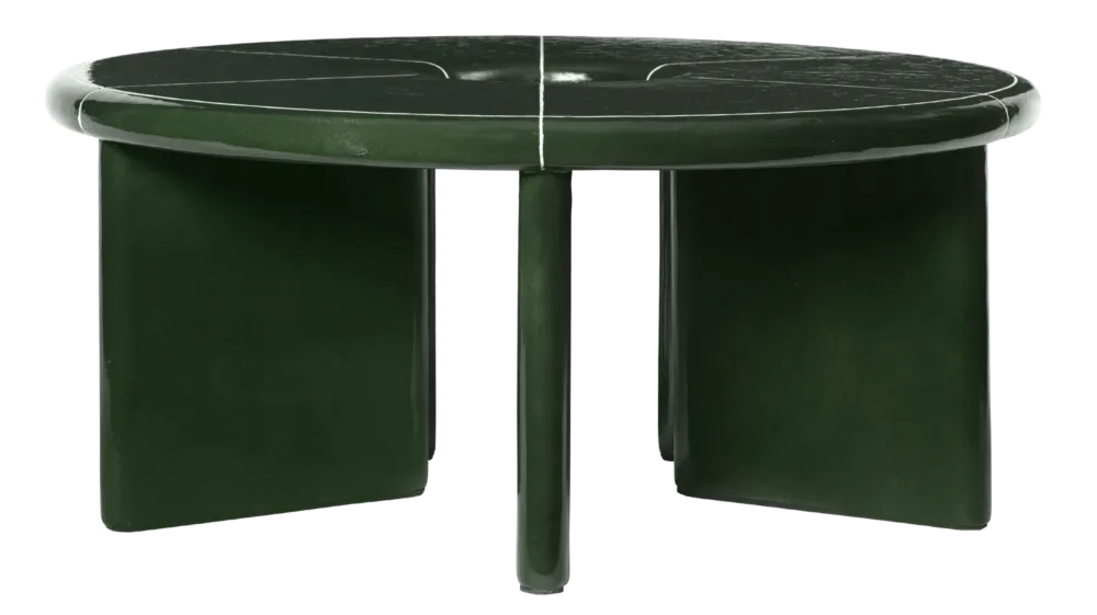 Ferm Living Deya salontafel-Dark green Bestel Nu
