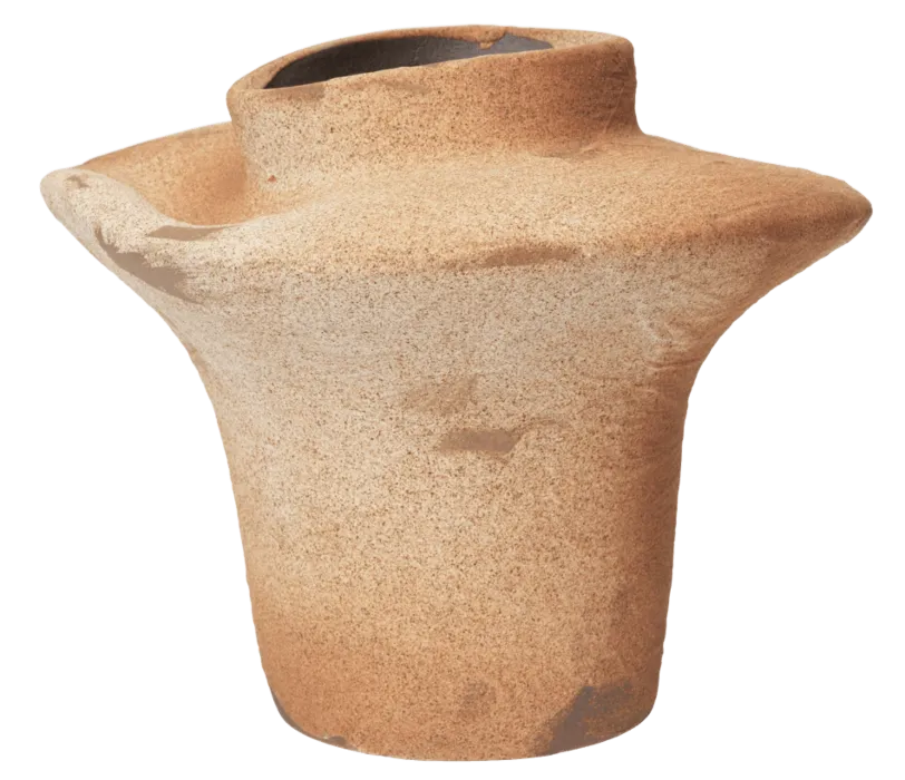 Snelle Levering Ferm Living Evio vaas-Ø 25 cm-Burnt Umber