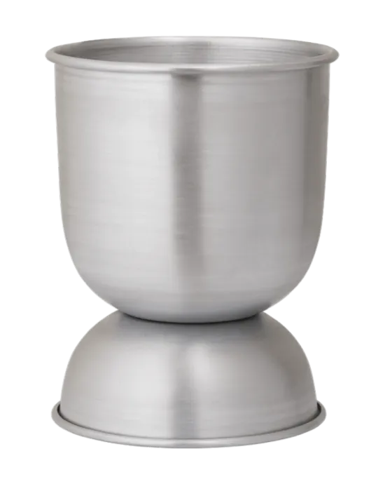 Ferm Living Hourglass bloempot-21x30 cm (Øxh)-Aluminium Weekendaanbieding