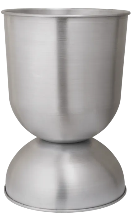 Ferm Living Hourglass bloempot-50x73 cm (Øxh)-Aluminium Exclusieve Aanbieding