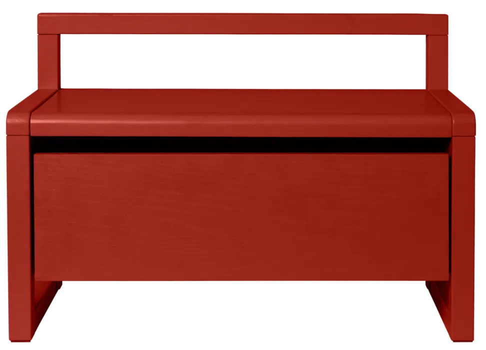 Ferm Living Little Architect opbergbank-Poppy red Koopje