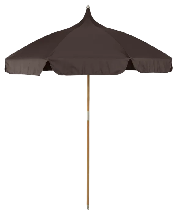 Ferm Living Lull parasol-Dark Chocolate Veilige Betaling