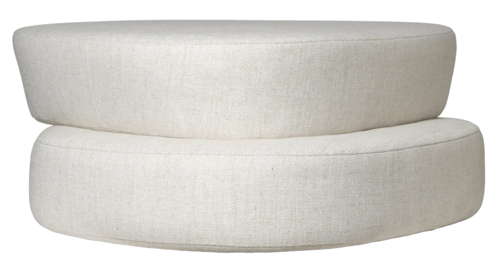 Ferm Living Plyo ottoman-Off-white Direct Beschikbaar
