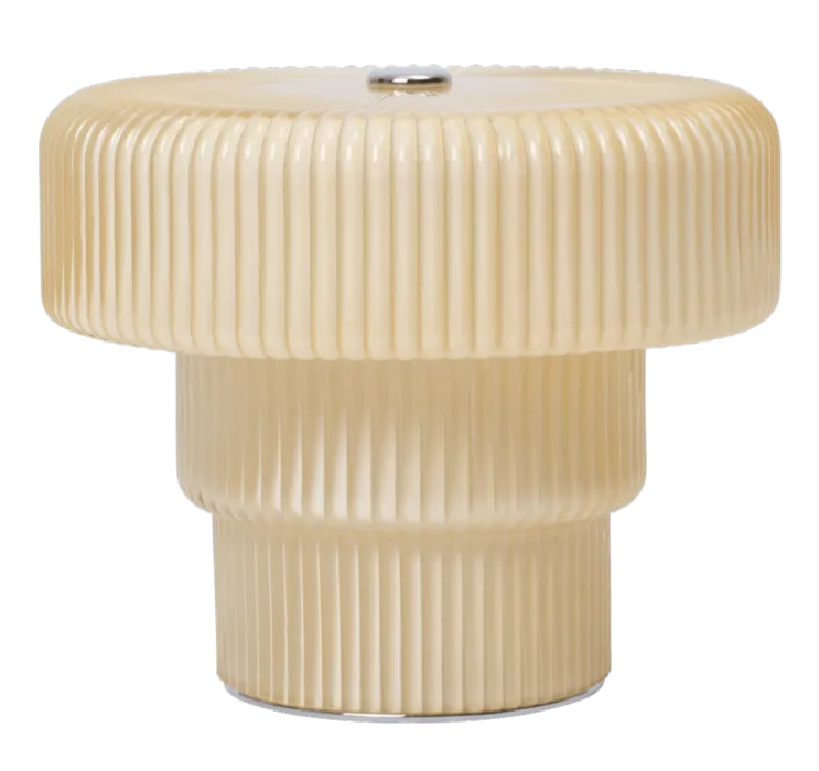 Favoriet Ferm Living Ripple draagbare tafellamp-Oat