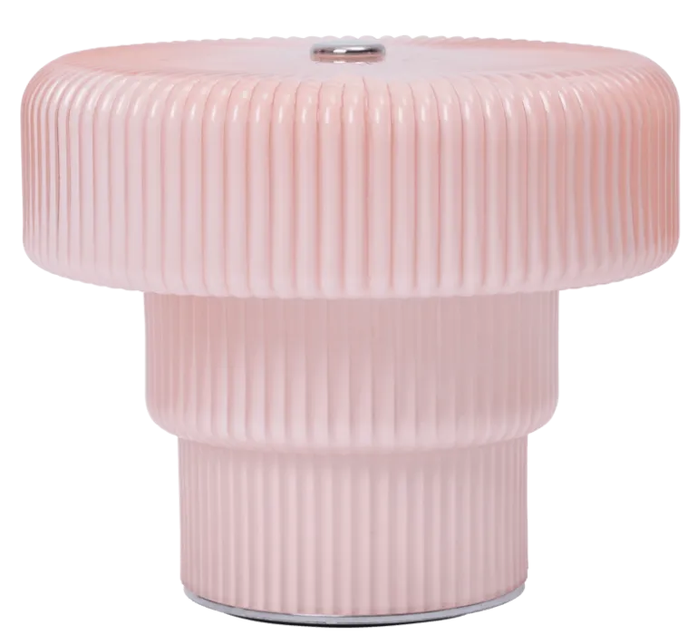 Ferm Living Ripple draagbare tafellamp-Pale rose Laatste Versie