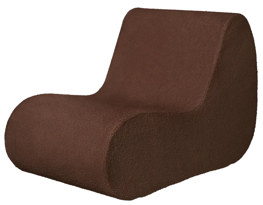 Ferm Living Rouli Center Module loungestoel-Chestnut Brown Betrouwbaar