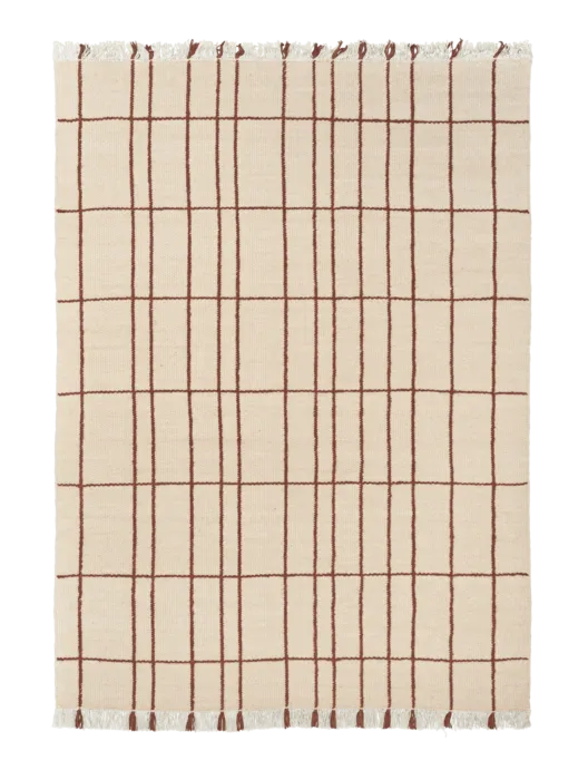 Ferm Living Sen vloerkleed-140x200 cm-Chestnut Koopje