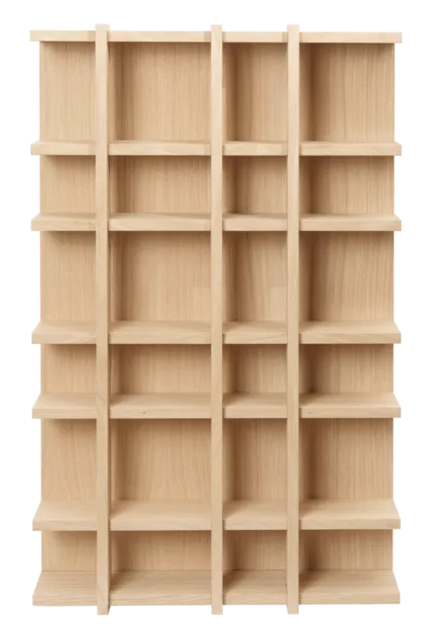 Betaalbaar Ferm Living Tilem wandplank-4x6-Natural Oak