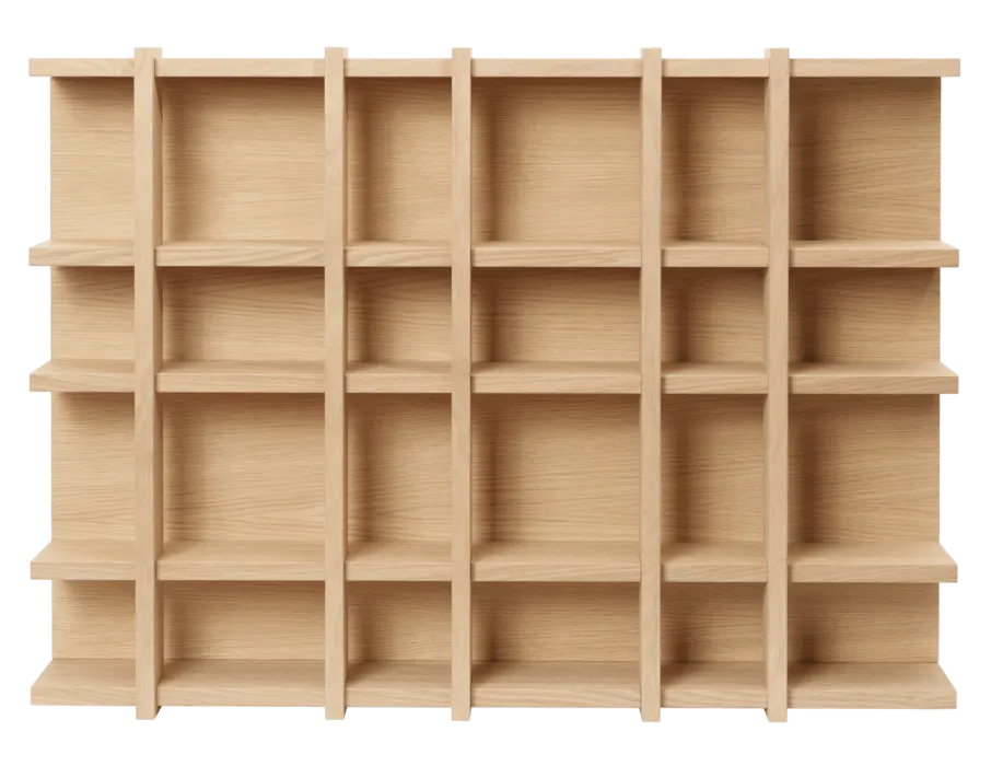 Ferm Living Tilem wandplank-6x4-Natural Oak Hoge Kwaliteit