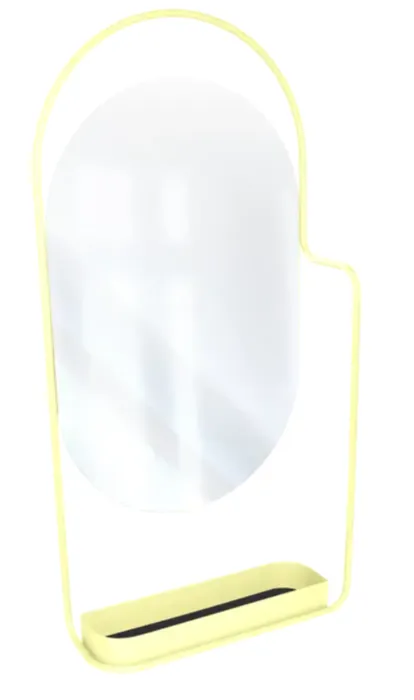 Fermob Itac spiegel-Frosted Lemon Betrouwbaar