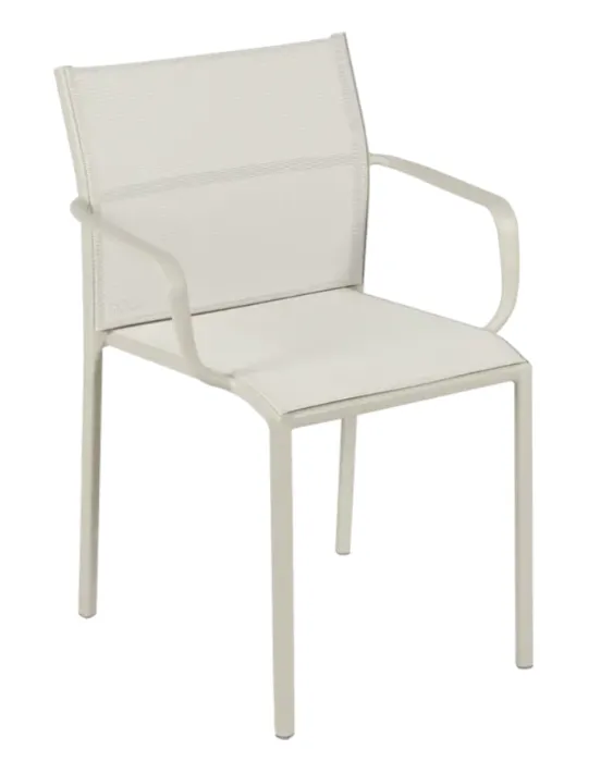 Laatste Versie Fermob Cadiz tuinstoel met armleuning-Stereo Clay grey