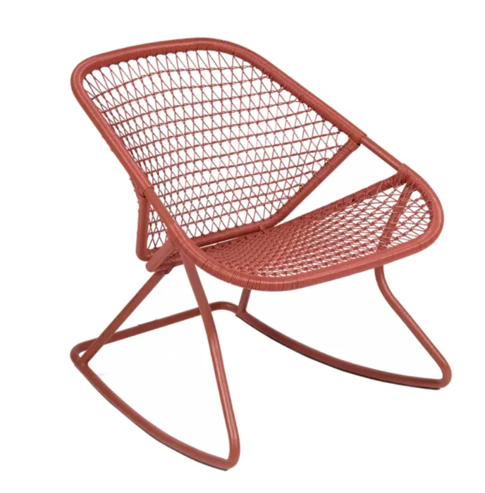 Fermob Sixties schommelstoel-Red Ochre Lage Kosten