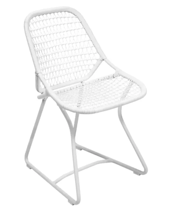 Fermob Sixties tuinstoel-Cotton white Beperkte Voorraad