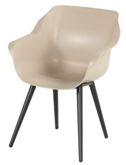 Hartman Sophie Studio tuin armstoel-Sand - Black Fabrieksprijs