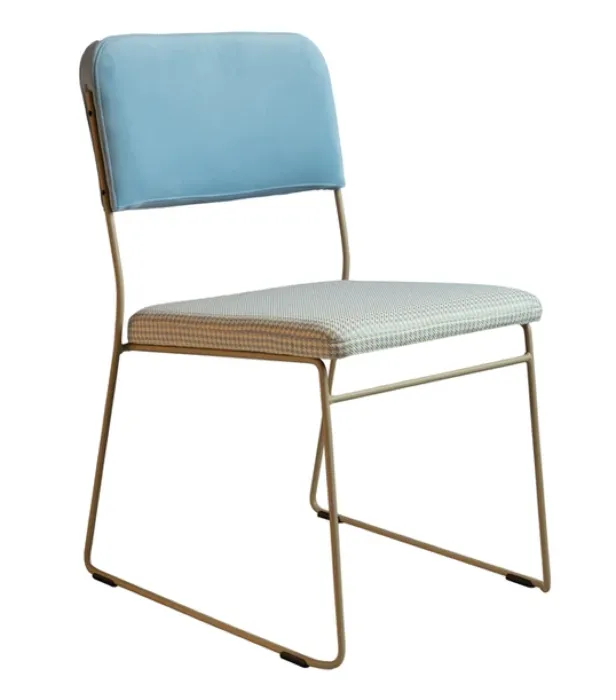 Beste Prijs Noga Design Lima eetkamerstoel-Blauw-beige-Cloud