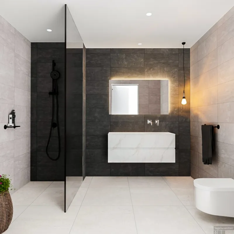 Badkamermeubel BWS Valencia Carrara Mat 120 cm Solid Surface Wastafel Rechts (0 kraangaten, 2 lades) Bestel Nu