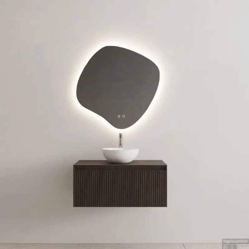 Rechtstreeks Van De Fabrikant Onderkast Gliss Design Timotheus 70 CM Incl. Topplaat Charcoal