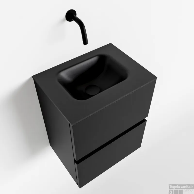 MONDIAZ ADA 40cm toiletmeubel urban. LEX wastafel urban midden zonder kraangat Laatste Versie