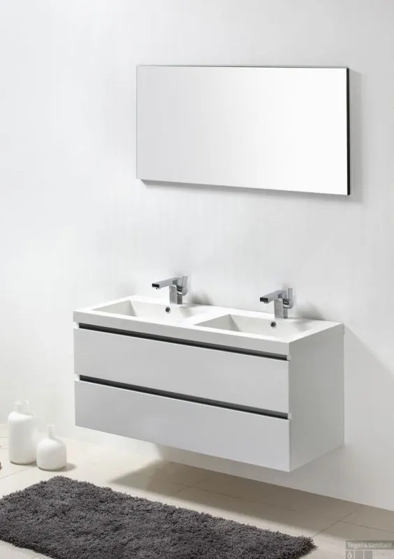 Badkamermeubelset Sanilux Trendline 120x47x50 cm Antraciet Shop Nu