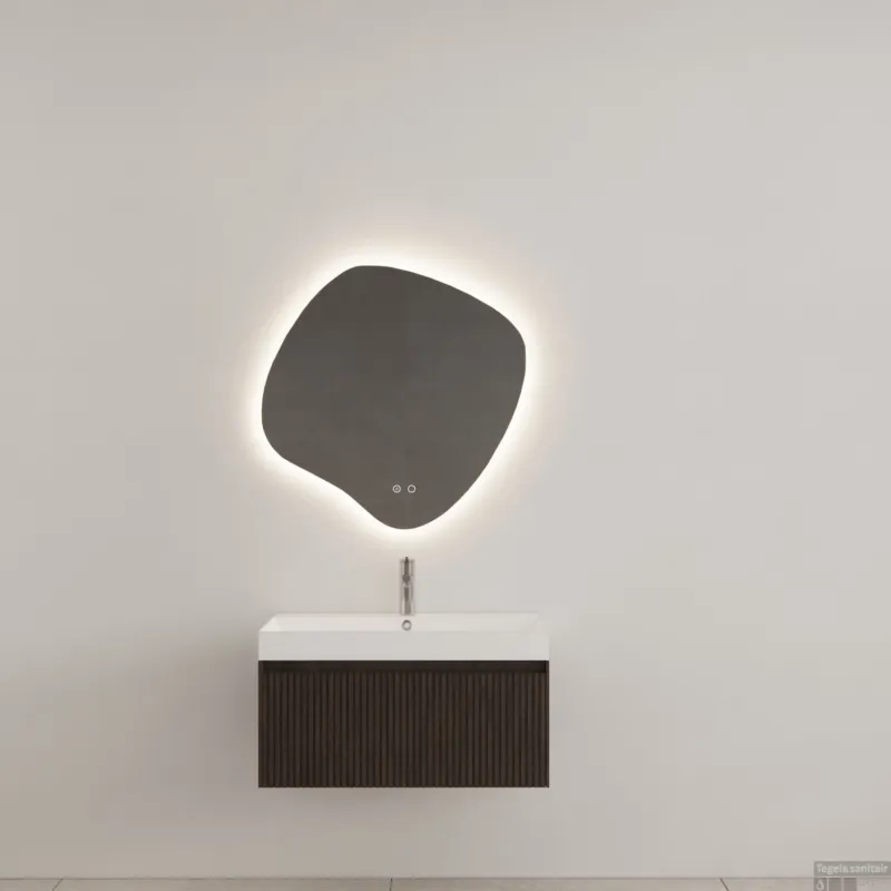 Badkamermeubel Gliss Design Timotheus 60 cm Charcoal (Keuze Wastafel) Dagaanbieding