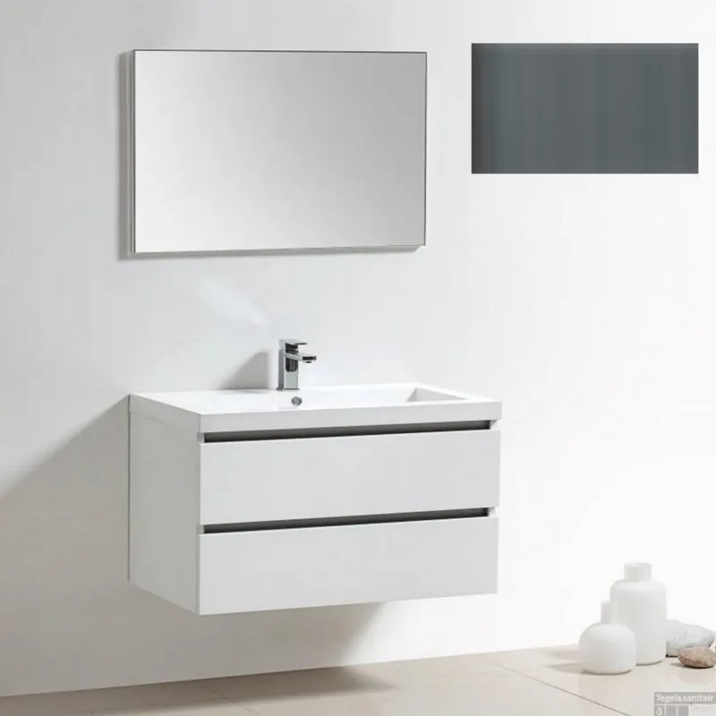 Bestel Nu Badkamermeubelset Sanilux Trendline 100x47x50 cm 0 Kraangaten Ash Grey