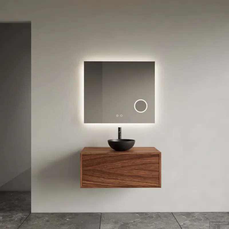 Onderkast Gliss Design Joa Walnut 60 CM Incl. Topplaat Voordeelprijs