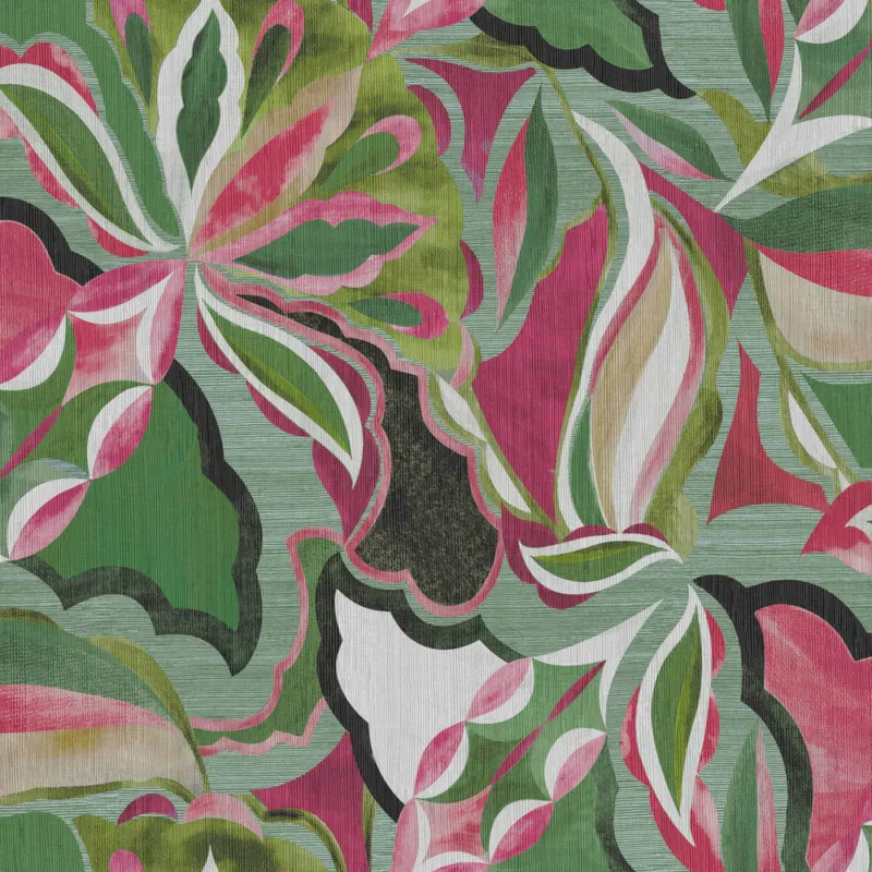 Lage Kosten Behang Arte Essentials Tangram Myriad Pistachio Pink 24101