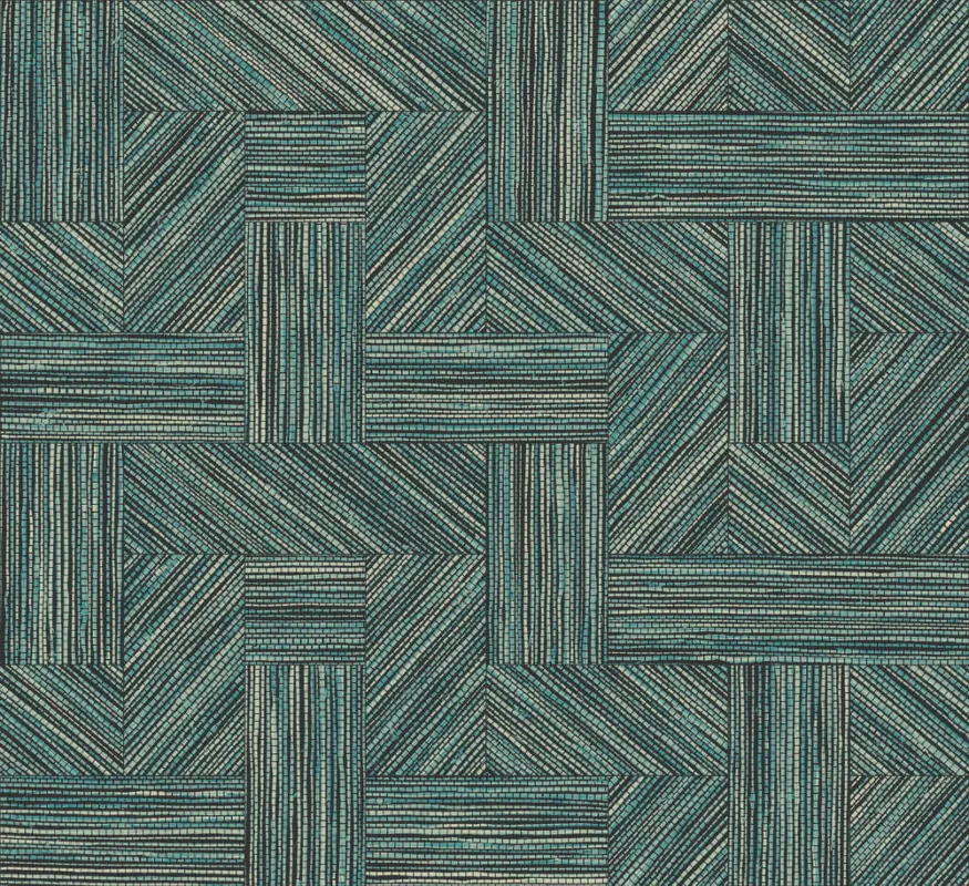 Merkproduct Behang Arte Essentials Tangram Intarsio Ocean 24041