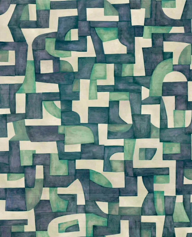 Betaalbaar Behang Arte Essentials Totem Ecoline Aquamarine 18901