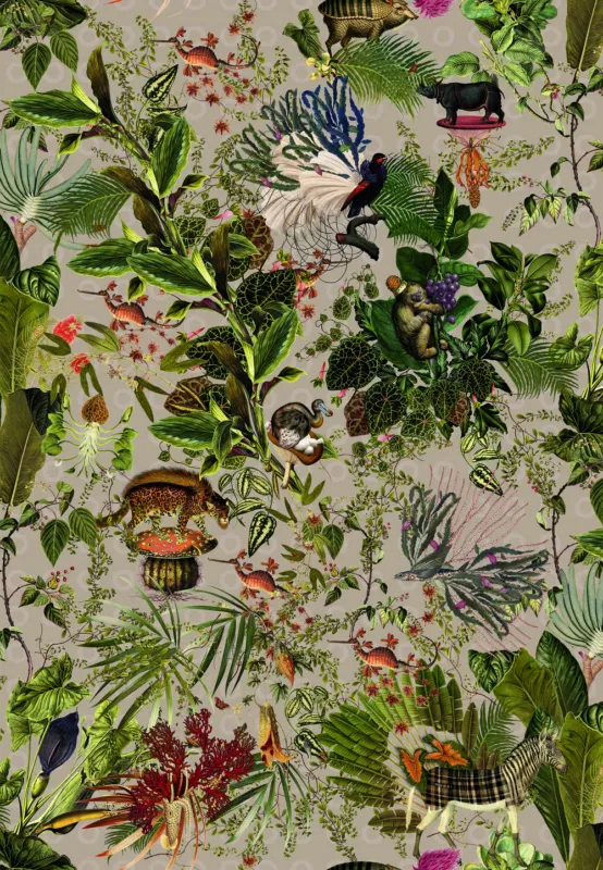 Arte Moooi Extinct Animals Menagerie of Extinct Animals MO2073 Cloud Behang Laatste Kans
