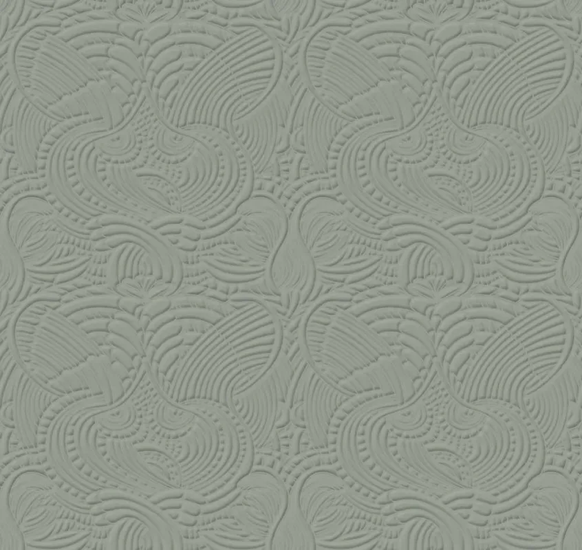 Uitverkoop Arte Moooi Extinct Animals Dodo Pavone MO2096 Celadon Behang