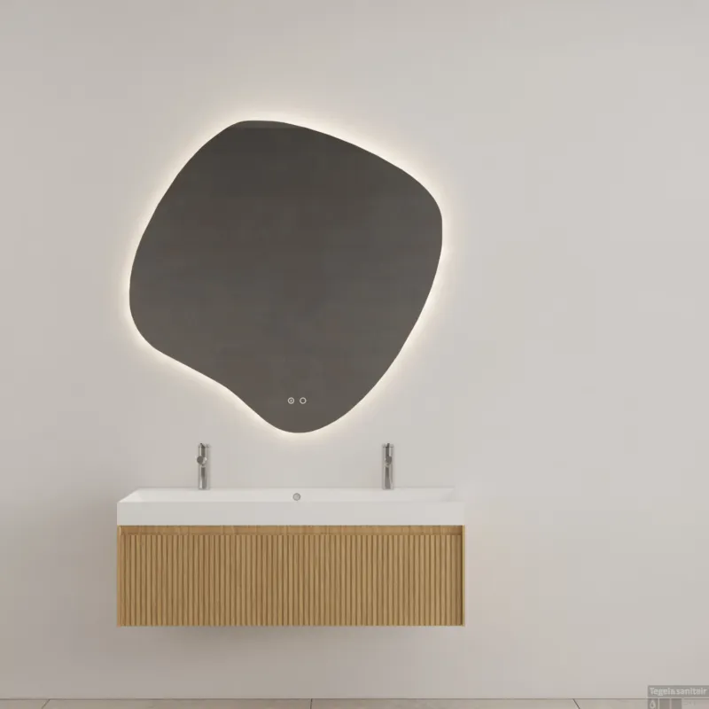 Badkamermeubel Gliss Design Timotheus 140 cm Pure (Keuze Wastafel) Gereduceerde Prijs