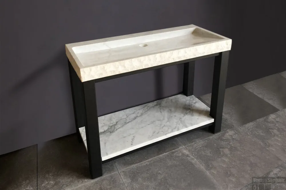 Goedkoop Forzalaqua Onderstel Mat Zwart 100x51x80 cm