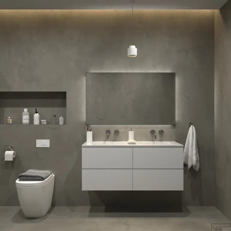 Must-Have Badkamermeubelset Gliss Zeus 120 cm Hoogglans Wit