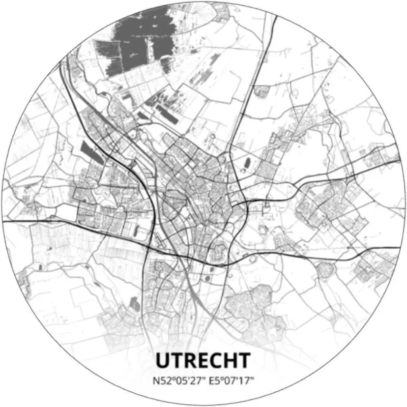 Behang Noordwand City Circles CC030 Alleen Vandaag