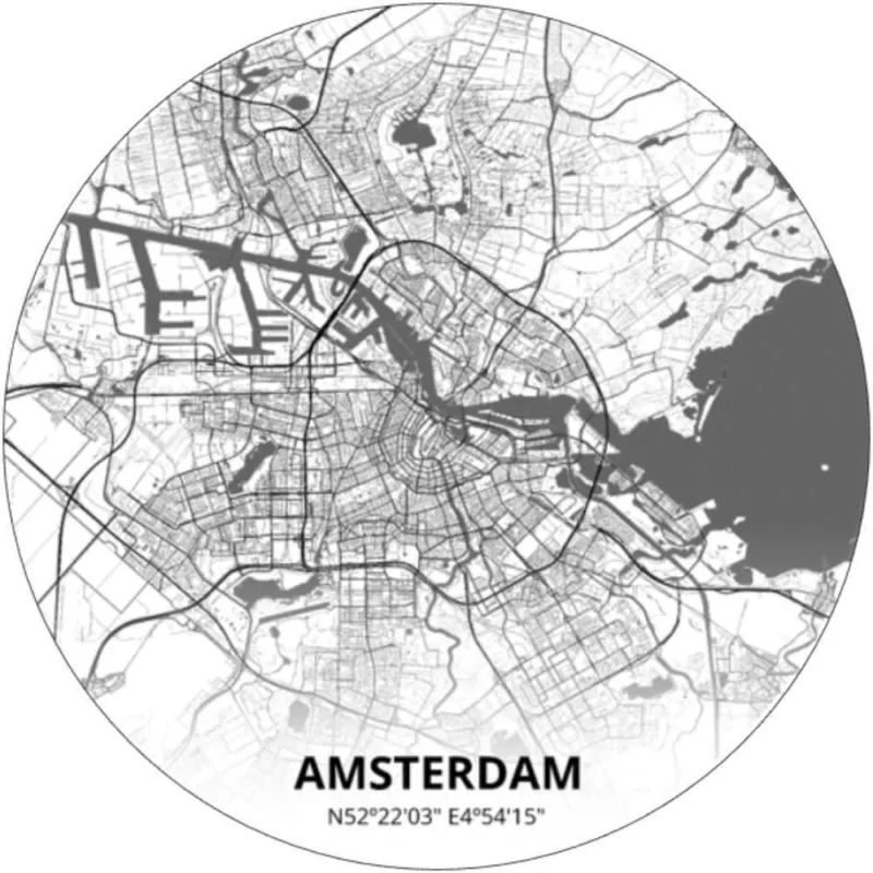 Behang Noordwand City Circles CC020 Gratis Retour