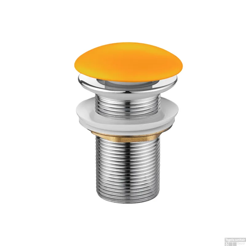 Koop Vandaag Afvoerplug Best Design Discover Keramisch 5/4" x 80 mm Mat Oranje