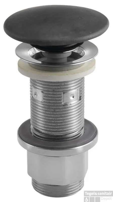 Snelle Levering Clickwaste Sapho 5/4 Beton Plug 10-80mm Mat Antraciet