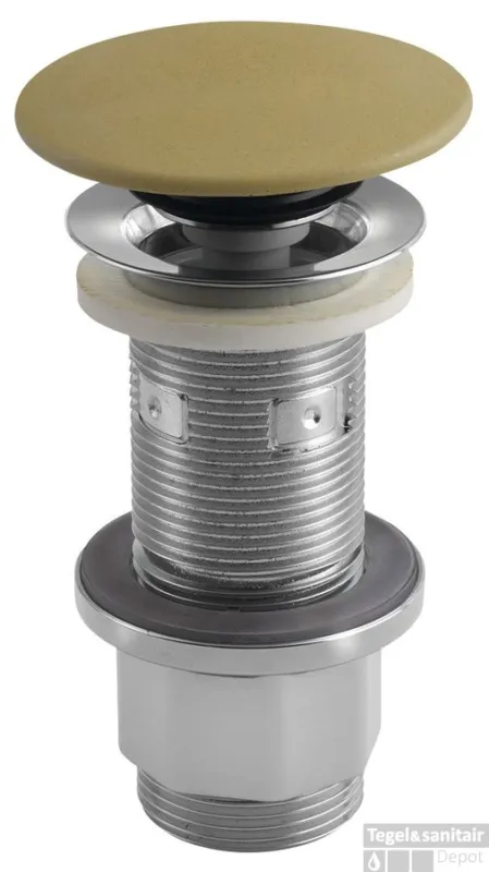 Weekendaanbieding Clickwaste Sapho 5/4 Beton Plug 10-80mm Mat Geel