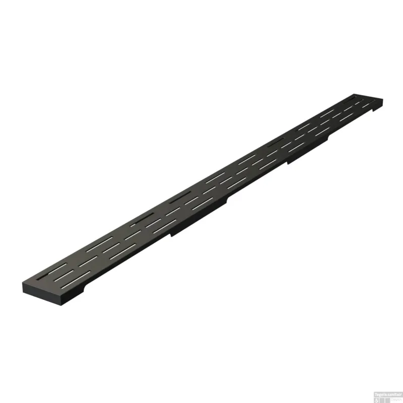 Douchegootrooster Brauer StanGrid Zwart Standaard tbv Douchegoot STD/W/PS 100x7 cm Premium