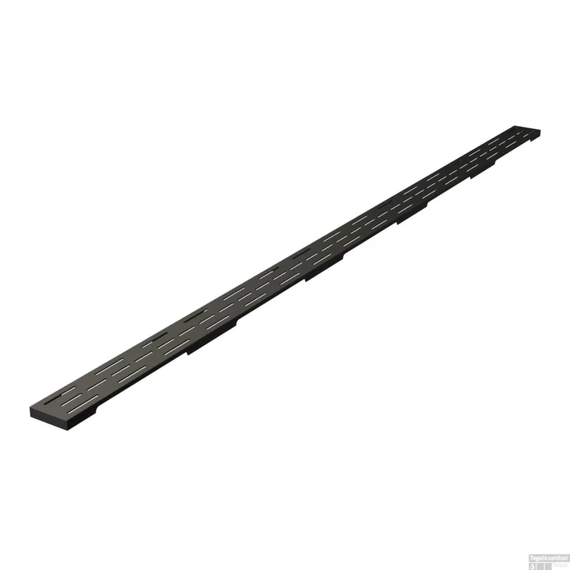 Goedkoop Douchegootrooster Brauer StanGrid Zwart Standaard tbv Douchegoot STD/W/PS 140x7 cm