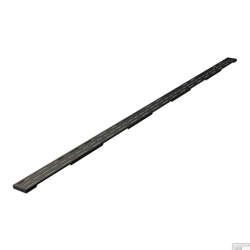 Direct Verzonden Douchegootrooster Brauer StanGrid Zwart Standaard tbv Douchegoot STD/W/PS 180x7 cm