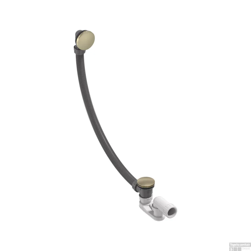 Badoverloopset MAY Incl. Sifon Geborsteld Mat Goud PVD Alleen Vandaag