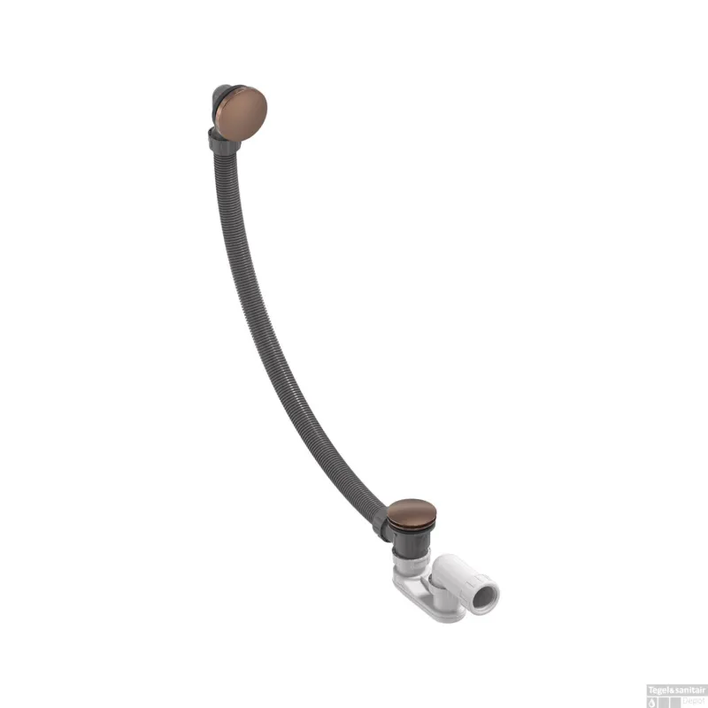 Badoverloopset MAY Incl. Sifon Geborsteld Mat Koper PVD Merkproduct