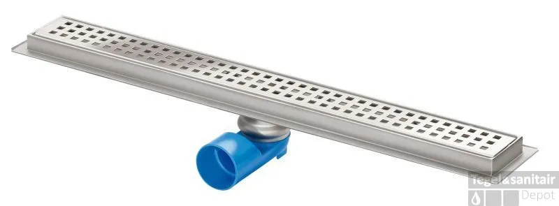 Merkproduct Berg Van Den Premium Line Douchegoot 50 Cm. Zij-/onder Uitlaat Rvs