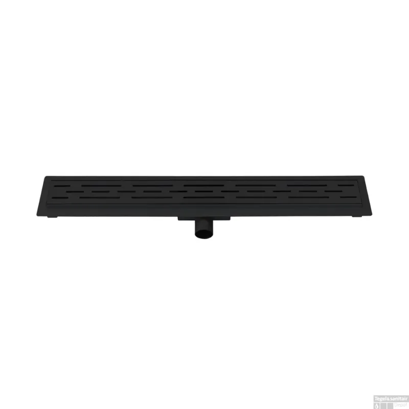 Douchegoot Best Design Black Met Flens 100x7x6.7cm Mat Zwart Snelle Levering