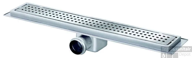 Betrouwbaar Berg Van Den Douchegoot 60 Cm. Met Flens Zij Uitlaat 50 Mm. Rvs