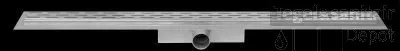 Beste Prijs Easy Drain Compact 50 Douchegoot Met Flens 6 X 100 Cm. L Rvs